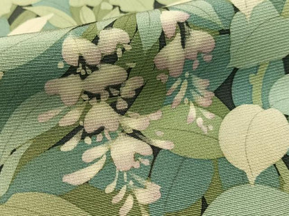 平和屋着物●訪問着　手描き　草花文　正絹　逸品　CABD8218vp