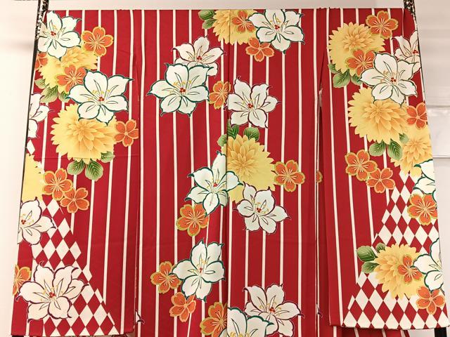 平和屋着物●豪華振袖　駒刺繍　舞花間道　金彩　仮絵羽　逸品　未使用　CABD8221vp