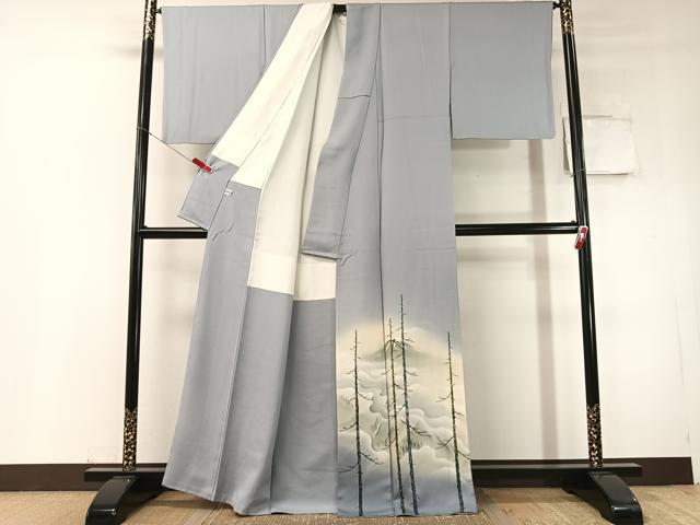 平和屋着物▼豪華色留袖 作家物 遠山風景文 暈し染め 健勝苑扱い 正絹 逸品 CABD8286vp