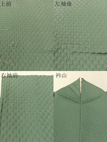 平和屋着物▼豪華色留袖　総刺繍　ふくれ織　松竹梅　金糸　正絹　逸品　CABD8295vp