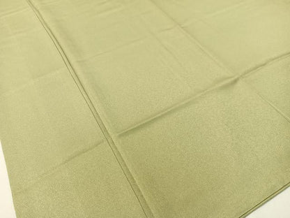 平和屋着物●上質な色無地　柳茶色　正絹　逸品　CABD8306vp