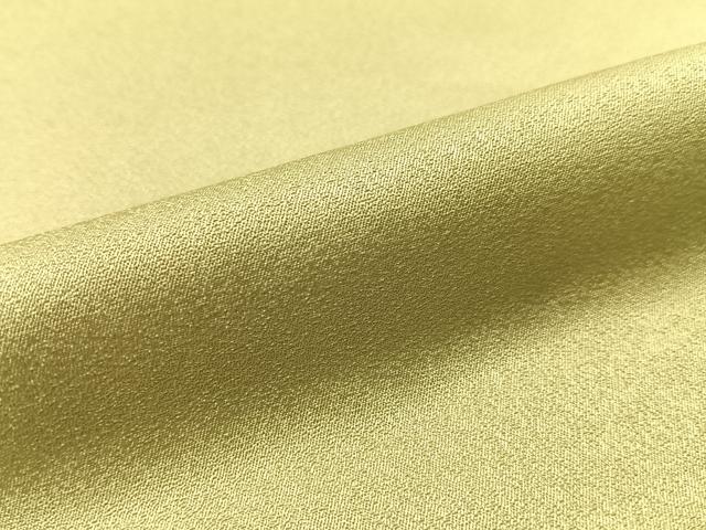 平和屋着物●上質な色無地　柳茶色　正絹　逸品　CABD8306vp