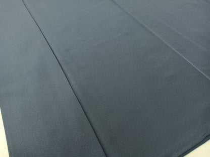 平和屋着物●上質な色無地　深縹色　正絹　逸品　CABD8316vp
