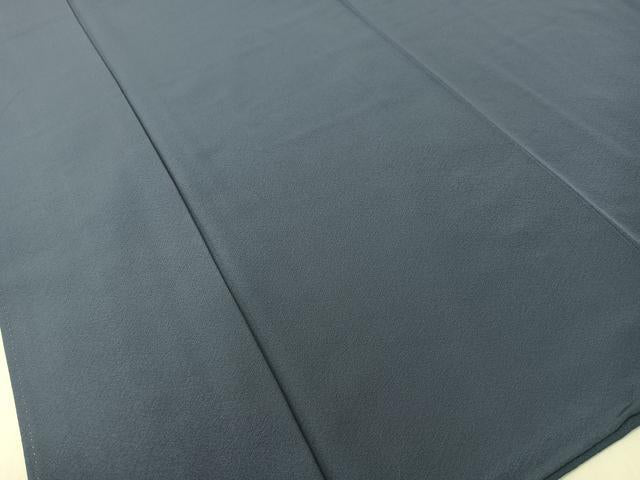 平和屋着物●上質な色無地　深縹色　正絹　逸品　CABD8316vp