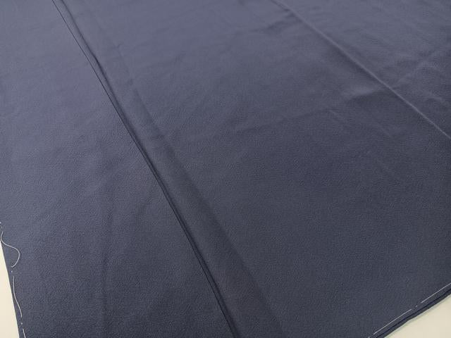 平和屋着物●上質な色無地　作家物　紺藍色　正絹　逸品　未使用　CABD8323vp