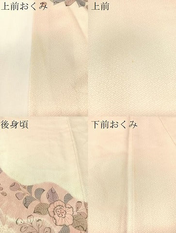 平和屋着物●訪問着　辻が花　絞り　手描き　正絹　逸品　未使用　CABD8329vp