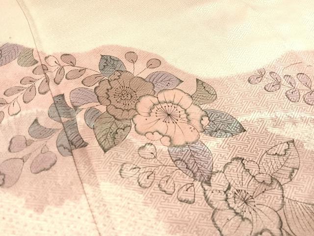 平和屋着物●訪問着　辻が花　絞り　手描き　正絹　逸品　未使用　CABD8329vp