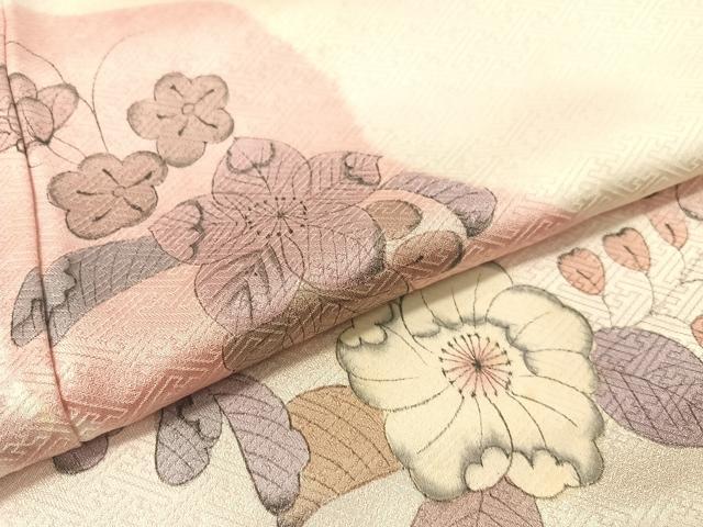 平和屋着物●訪問着　辻が花　絞り　手描き　正絹　逸品　未使用　CABD8329vp