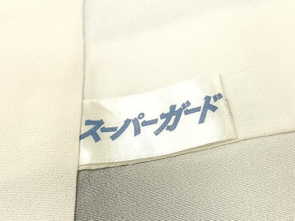 平和屋着物●訪問着　手描き　雪輪糸巻き舞桜　暈し染め　正絹　逸品　CABD8330vp