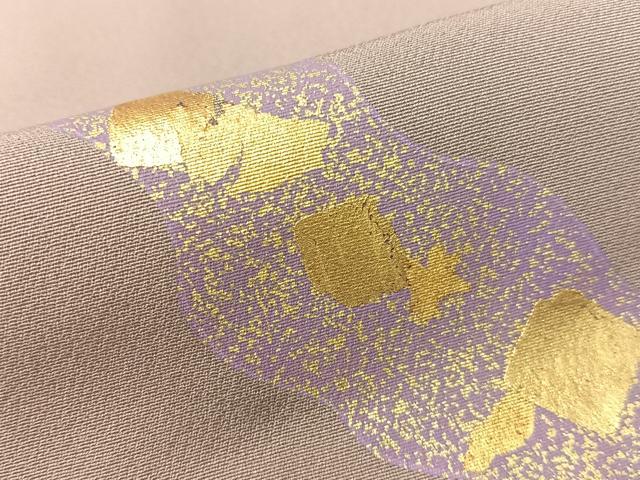 平和屋着物●訪問着　道長箔散らし　金彩　正絹　逸品　CABD8333vp