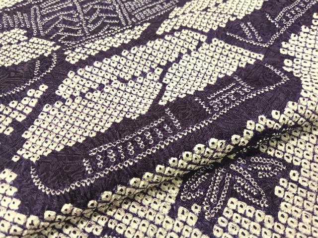 平和屋着物●訪問着　総絞り　雪景色　正絹　逸品　CABD8343vp