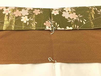 平和屋着物●上質な小紋　霞枝垂れ桜　金彩　正絹　逸品　CABD8345vp