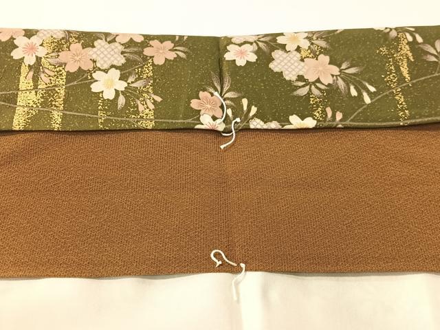 平和屋着物●上質な小紋　霞枝垂れ桜　金彩　正絹　逸品　CABD8345vp
