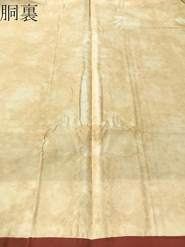 平和屋着物●本場大島紬　龍郷絣　菱花文　反端付き　正絹　逸品　CABD8347vp