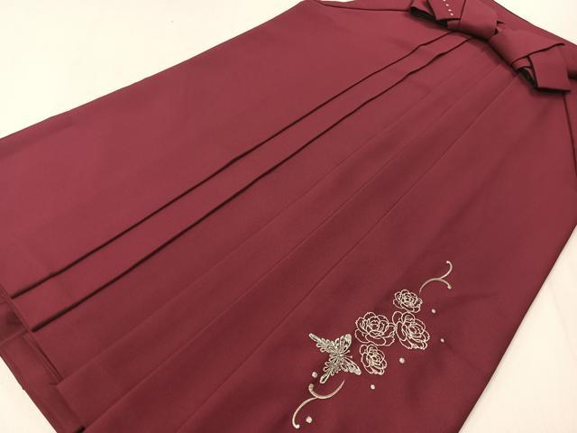 平和屋着物●女性　行燈袴　NICOLE　総刺繍　薔薇　舞蝶文　ラメ糸　洗える着物　CABD8360vp 平和屋着物○女性 行燈袴 NICOLE 総刺繍 薔薇 舞蝶文 ラメ