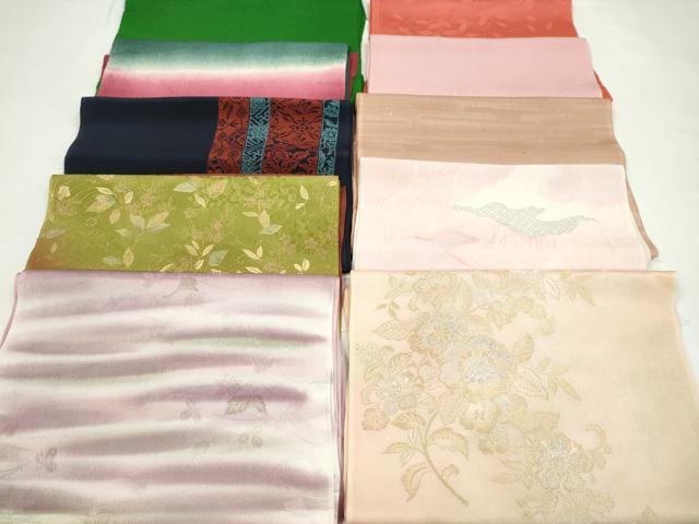 平和屋着物★和装小物　帯揚げ10枚セット　丹後ちりめん　正絹　逸品　CABD8419ju