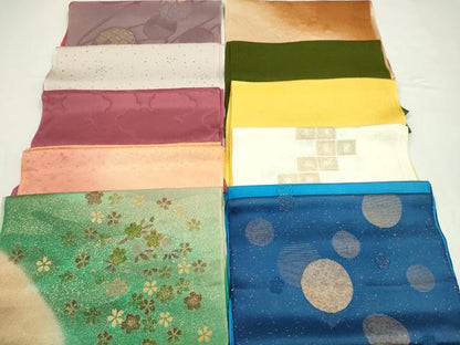 平和屋着物★和装小物　帯揚げ10枚セット　正絹　逸品　CABD8428ju