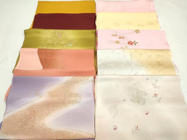 平和屋着物★和装小物　帯揚げ10枚セット　丹後ちりめん　正絹　逸品　CABD8430ju