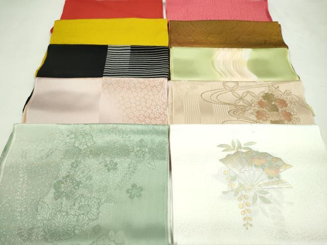平和屋着物★和装小物　帯揚げ10枚セット　正絹　逸品　CABD8452ju
