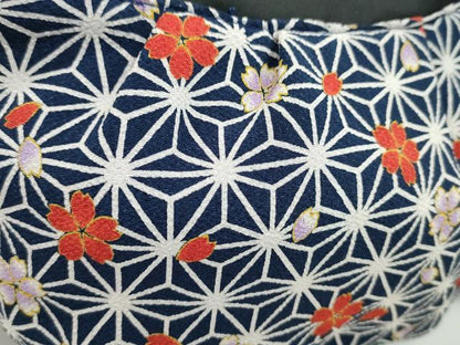 平和屋着物▼和装小物　和装バッグ　縮緬バッグまとめて３点　ハンドバッグ　舞桜　麻の葉　逸品　CABD8510ju
