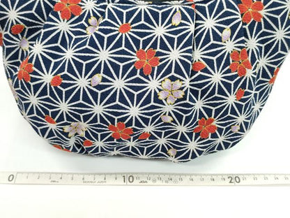 平和屋着物▼和装小物　和装バッグ　縮緬バッグまとめて３点　ハンドバッグ　舞桜　麻の葉　逸品　CABD8510ju