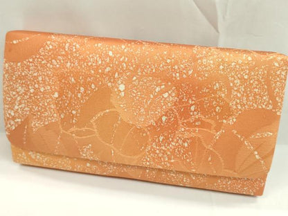 平和屋着物▼和装小物 和装バッグまとめて４点 ハンドバッグ エ霞草花文 紬地 金彩 逸品 CABD8544ju