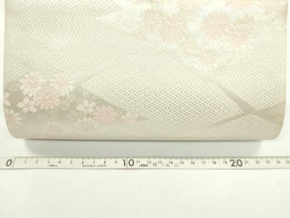平和屋着物▼和装小物 和装バッグまとめて３点 ハンドバッグ 菱花文 流水花舟文 金銀糸 逸品 CABD8617ju