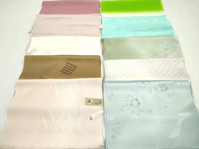 平和屋着物★和装小物　帯揚げ10枚セット　正絹　逸品　未使用　CABD8637ju