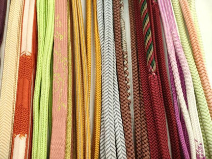 平和屋着物●和装小物　帯締め20本セット　高麗組　冠組　笹浪組　鴨川組　龍村柄　金糸　未使用あり　逸品　CABD8689ju