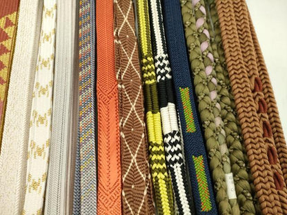 平和屋着物●和装小物　帯締め20本セット　高麗組　畝打組　唐組　小田巻き　金糸　長尺あり　未使用あり　逸品　CABD8694ju