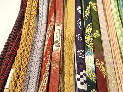 平和屋着物●和装小物　帯締め20本セット　高麗組　畝組　大和組　金糸　長尺あり　未使用あり　逸品　CABD8714ju