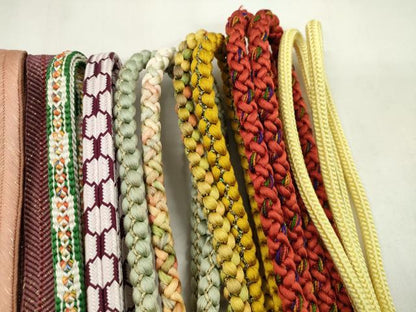 平和屋着物●和装小物　帯締め20本セット　高麗組　冠組　笹浪組　丸組　礼装用　金糸　長尺あり　未使用あり　逸品　CABD8716ju
