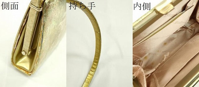 平和屋着物▼和装小物　和装バッグ　ハンドバッグ　金鷲本舗謹製　KINWASHI　金彩　逸品　CABD8757ju