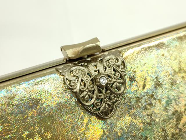 平和屋着物▼和装小物　和装バッグ　ハンドバッグ　金鷲本舗謹製　KINWASHI　金彩　逸品　CABD8757ju