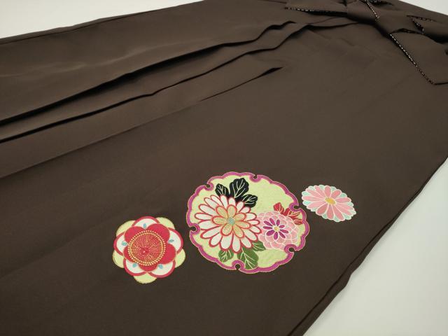 平和屋着物●女性　行灯袴　総刺繍　雪輪花文　金糸　洗える着物　CABD8801gh