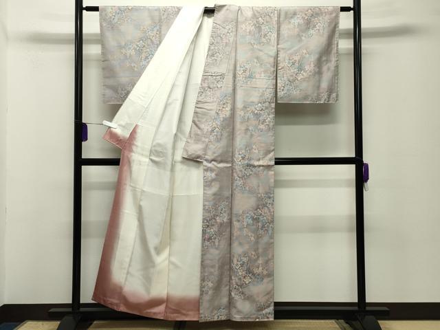 平和屋着物●都喜ヱ門　本場大島紬　白大島　7マルキ　総絣　桂彩の詩　藤絹織物謹製　証紙付き　正絹　逸品　CABD8805gh