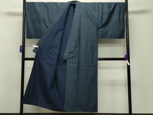 平和屋着物●男性　本場大島紬　アンサンブル　100亀甲　総詰め　キングサイズ　正絹　逸品　未使用　CABD8807gh