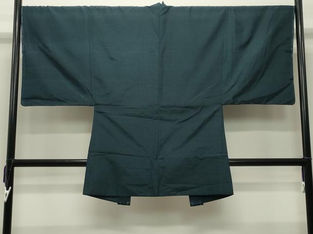 平和屋着物●男性　紬　アンサンブル　色無地　褐返色　正絹　逸品　未使用　CABD8811gh