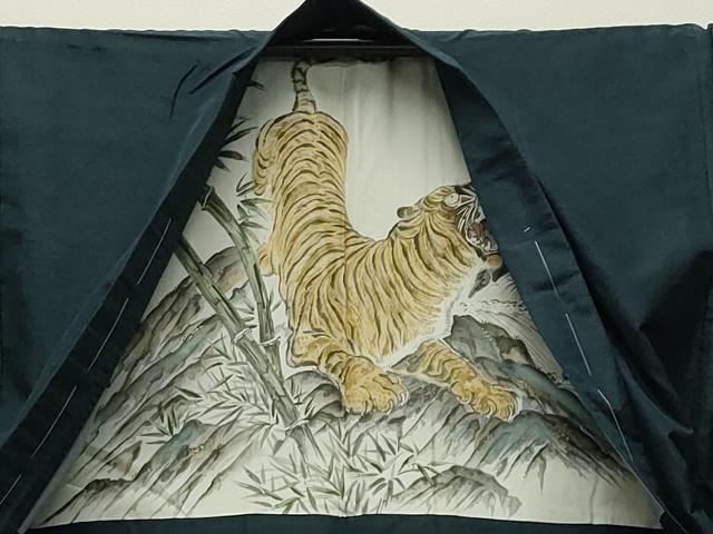 平和屋着物●男性　紬　アンサンブル　色無地　褐返色　正絹　逸品　未使用　CABD8811gh