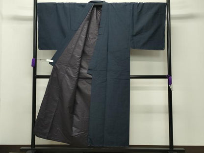 平和屋着物●男性　紬　アンサンブル　霞文　正絹　逸品　未使用　CABD8812gh
