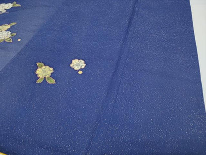 平和屋着物●豪華振袖　辻が花　絞り　暈し染め　金通し地　さが美扱い　正絹　逸品　CABD8820gh