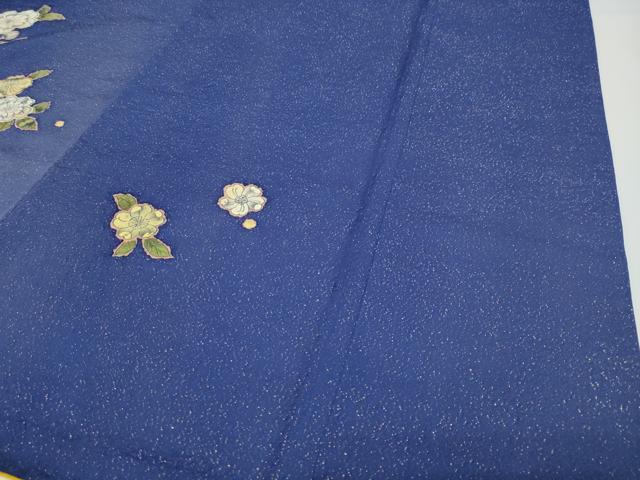 平和屋着物●豪華振袖　辻が花　絞り　暈し染め　金通し地　さが美扱い　正絹　逸品　CABD8820gh