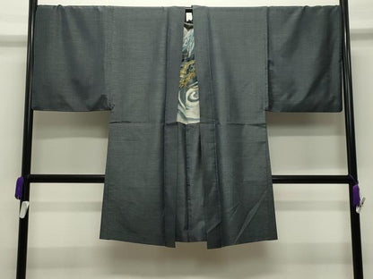 平和屋着物●男性　本場大島紬　アンサンブル　100亀甲　総詰め　正絹　逸品　CABD8831gh