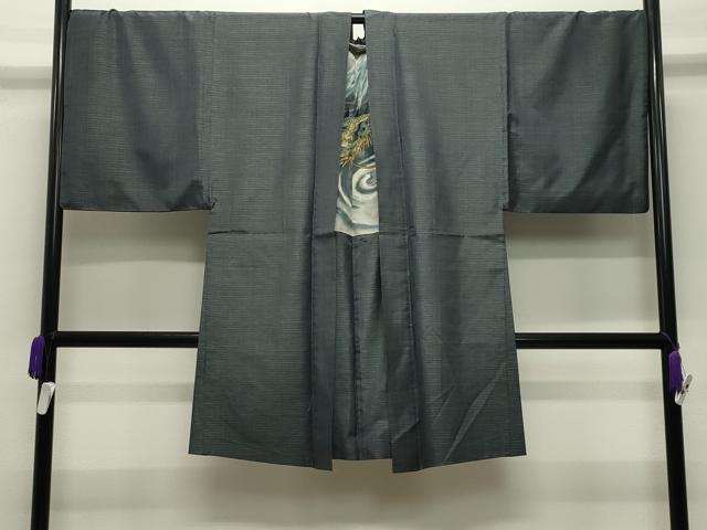 平和屋着物●男性　本場大島紬　アンサンブル　100亀甲　総詰め　正絹　逸品　CABD8831gh