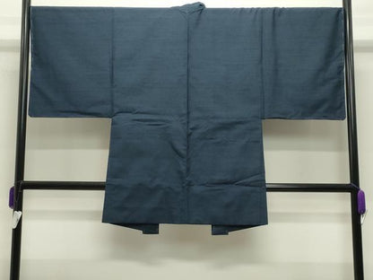 平和屋着物●男性　紬　アンサンブル　色無地　褐返色　正絹　逸品　未使用　CABD8832gh
