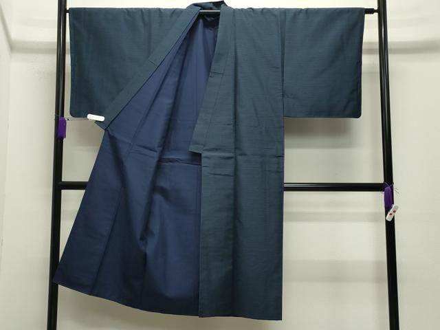 平和屋着物●男性　紬　アンサンブル　100亀甲　総詰め　正絹　逸品　未使用　CABD8833gh