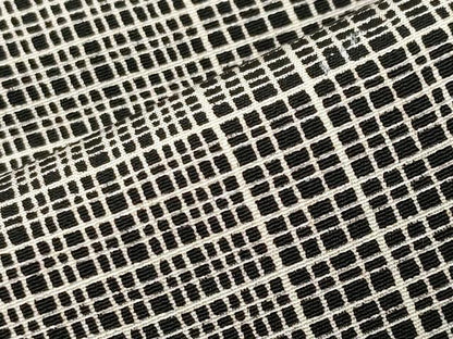 平和屋着物●訪問着　江戸小紋　作家物　吉祥文　黒地　正絹　逸品　未使用　CABD8843gh