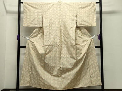 平和屋着物●本場大島紬　舞花文　正絹　逸品　CABD8849gh