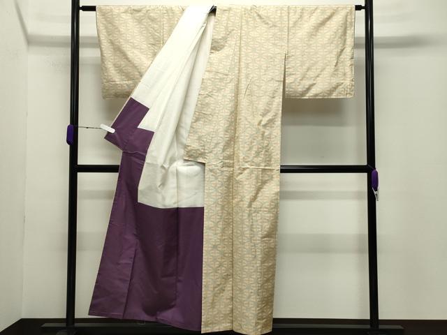 平和屋着物●本場大島紬　舞花文　正絹　逸品　CABD8849gh