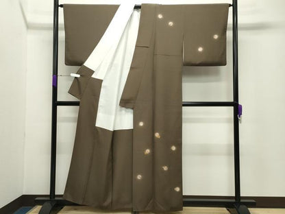 平和屋着物●訪問着　竹屋町刺繍　源氏香　宝尽くし文　蛍暈し　金糸　正絹　逸品　CABD8851gh